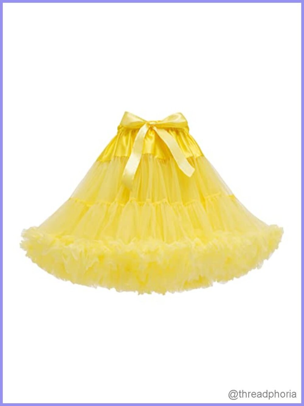 Women's Multi-Layer Tulle Tutu Skirt Petticoat Elastic Waist